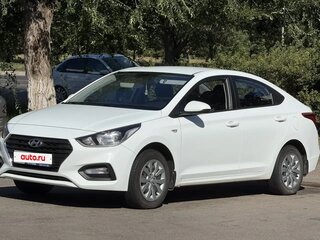 2018 Hyundai Solaris II, белый, 1320000 рублей, вид 1