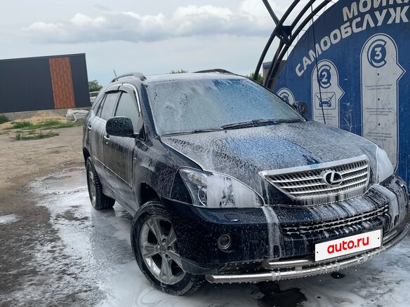 2008 Lexus RX 400h II Рестайлинг, синий, 1800000 рублей - вид 3