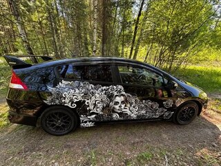 2009 Honda Insight II, чёрный, 585000 рублей, вид 1