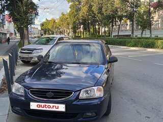 2008 Hyundai Accent ТагАЗ II, синий, 205000 рублей, вид 5