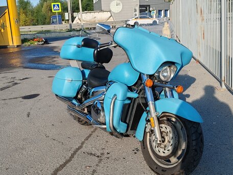 2007 Honda VTX 1300, голубой, 540000 рублей, вид 2