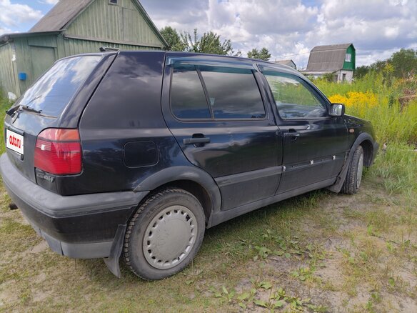 1997 Volkswagen Golf III, чёрный, 195000 рублей - вид 3
