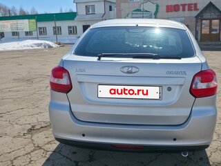 2015 Lada (ВАЗ) Granta I, серебристый, 350000 рублей, вид 5