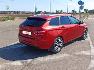 2018 Lada (ВАЗ) Vesta SW I, красный, 880000 рублей, вид 4