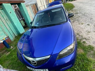 2006 Mazda 3 I (BK) Рестайлинг, синий, 340000 рублей, вид 1
