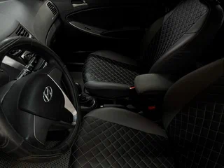 2015 Hyundai Solaris I Рестайлинг, чёрный, 689888 рублей, вид 5