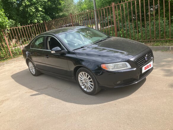 2007 Volvo S80 II, чёрный