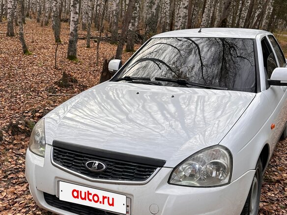 2013 Lada (ВАЗ) Priora I, белый, 280000 рублей - вид 1