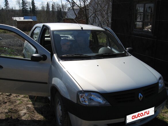 2008 Renault Logan I, серый