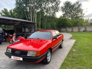 1986 Audi 100 III (C3), красный, 197000 рублей, вид 1