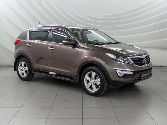 2012 Kia Sportage III, коричневый, 1338000 рублей