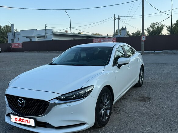 2019 Mazda 6 III (GJ) Рестайлинг 2, белый, 2200000 рублей