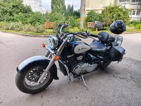 2002 Suzuki Intruder VL 400 Classic, белый, 360000 рублей, вид 2