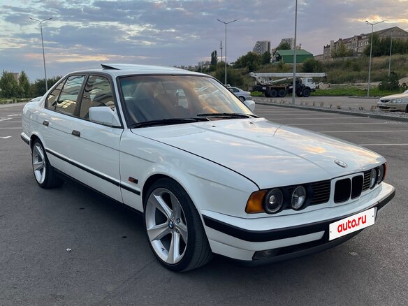 1989 BMW 5 серии 520i III (E34), белый - вид 6