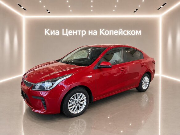 2019 Kia Rio IV, красный, 1449900 рублей