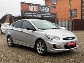 2014 Hyundai Solaris I, серебристый, 810000 рублей, вид 1