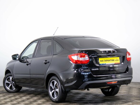 2022 Lada (ВАЗ) Granta I Рестайлинг, чёрный, 899000 рублей - вид 5