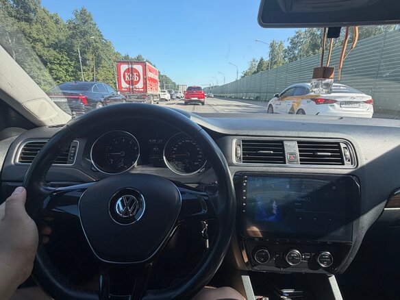2015 Volkswagen Jetta VI Рестайлинг, коричневый - вид 9