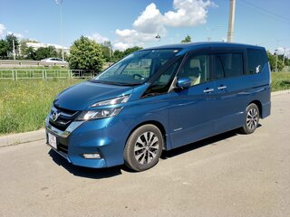 2017 Nissan Serena S-Hybrid V (C27), синий, 1950000 рублей, вид 1