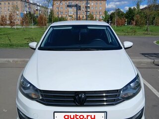2016 Volkswagen Polo V Рестайлинг, белый, 1050000 рублей, вид 1