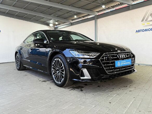 2024 Audi A7 45 TFSI II (4K), чёрный - вид 6