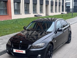 2009 BMW 3 серии 318i V (E90/E91/E92/E93) Рестайлинг, чёрный, 960000 рублей, вид 1
