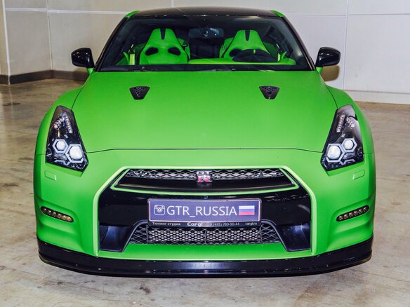 2012 Nissan GT-R I Рестайлинг 1, зелёный