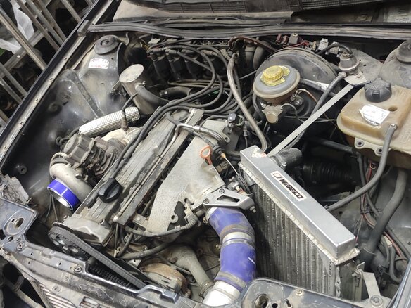 1989 Audi 90 II (B3), синий, 800000 рублей - вид 3