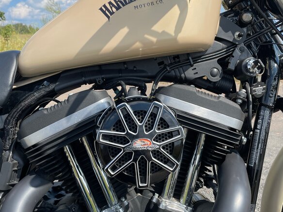 2014 Harley-Davidson Sportster 883, бежевый, 750000 рублей - вид 13