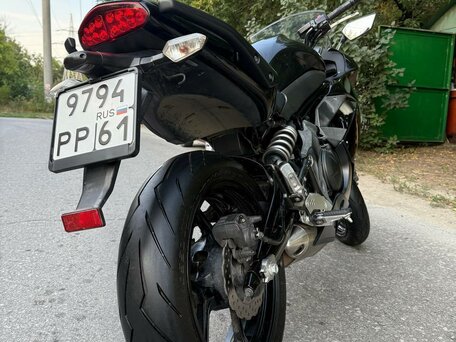 2011 Kawasaki ER-4F (Ninja 400R), чёрный, 380000 рублей, вид 4