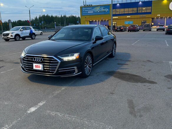 2019 Audi A8 Long 55 TFSI IV (D5), синий, 5250000 рублей