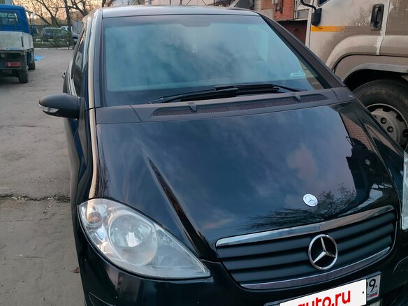 2008 Mercedes-Benz A-Класс 170 II (W169), чёрный, 550000 рублей - вид 2
