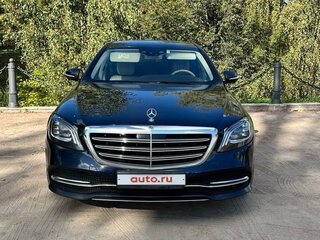 2017 Mercedes-Benz S-Класс 350 d Long VI (W222, C217) Рестайлинг, синий, 3790000 рублей, вид 3