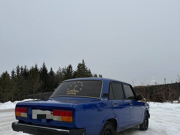 2007 Lada (ВАЗ) 2107, синий, 295000 рублей - вид 12