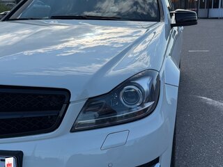2012 Mercedes-Benz C-Класс 180 BlueEFFICIENCY III (W204) Рестайлинг, белый, 1190000 рублей, вид 2