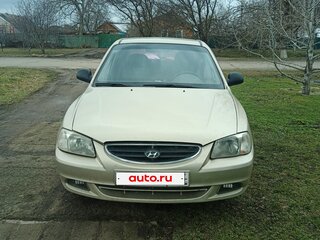 2005 Hyundai Accent ТагАЗ II, бежевый, 370000 рублей, вид 4