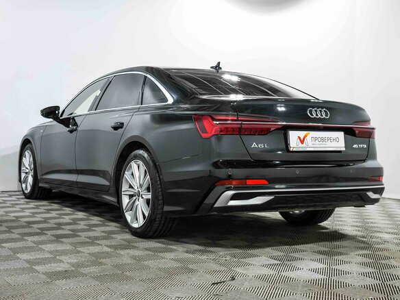 2024 Audi A6 45 TFSI Long V (C8) Рестайлинг, чёрный - вид 7