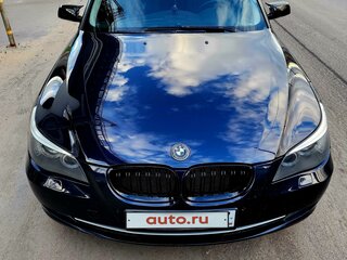 2008 BMW 5 серии 525i V (E60/E61) Рестайлинг, синий, 1350000 рублей, вид 3