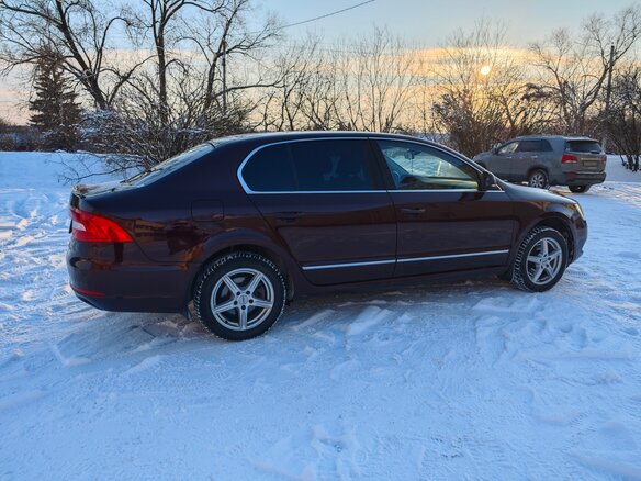 2014 Skoda Superb DSG II Рестайлинг, пурпурный, 1359000 рублей - вид 17