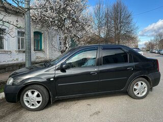 2009 Renault Logan I, чёрный, 500000 рублей, вид 2