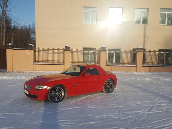 2007 BMW Z4 I (E85/E86) Рестайлинг, красный - вид 8