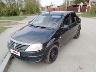 2011 Renault Logan I Рестайлинг, серый, 350000 рублей, вид 1