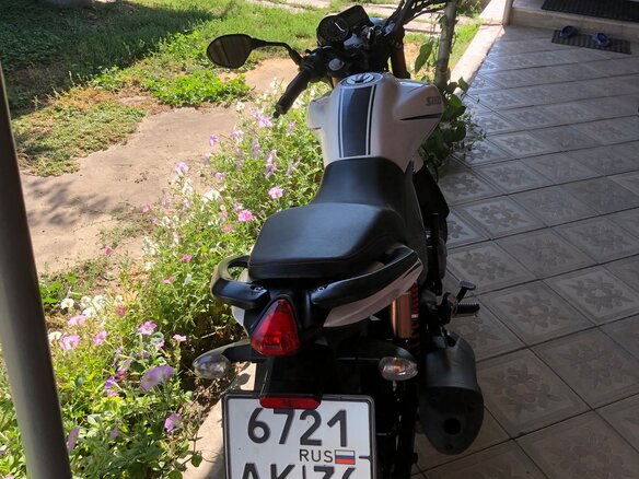 2013 Stels Flame 200, белый, 115000 рублей - вид 5