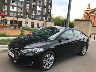 2017 Hyundai Elantra VI (AD), чёрный, 1750000 рублей, вид 2