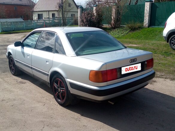 1991 Audi 100 IV (C4), серебристый, 390000 рублей - вид 5