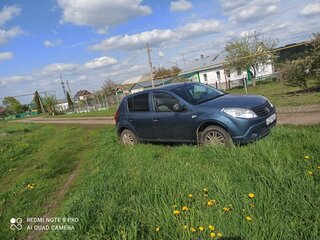 2012 Renault Sandero I, синий, 415000 рублей, вид 2