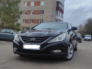 2011 Hyundai Sonata VI (YF), чёрный, 1000000 рублей, вид 3