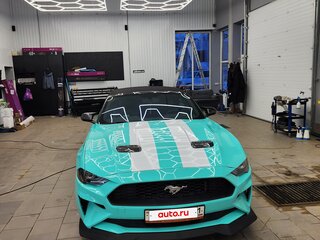 2018 Ford Mustang VI Рестайлинг, голубой, 2700000 рублей, вид 5