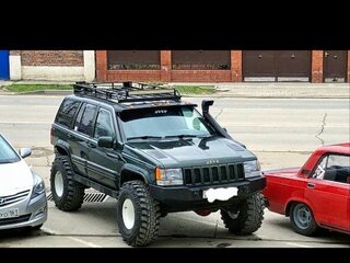 1996 Jeep Grand Cherokee I (ZJ) Рестайлинг, зелёный, 1390000 рублей, вид 4