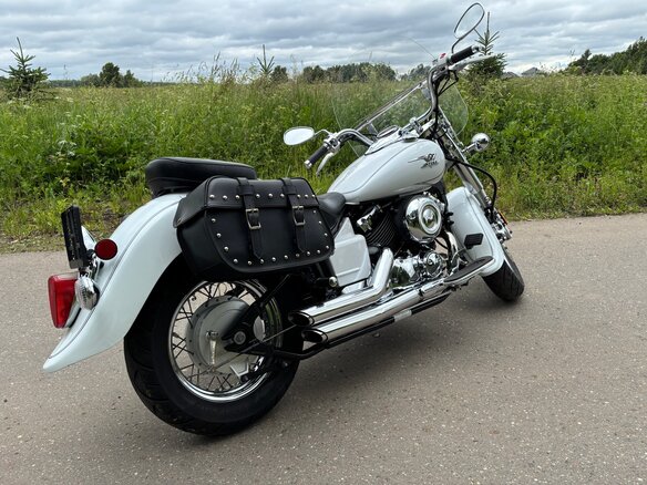 2009 Yamaha XVS650 Drag Star, белый, 550000 рублей - вид 3